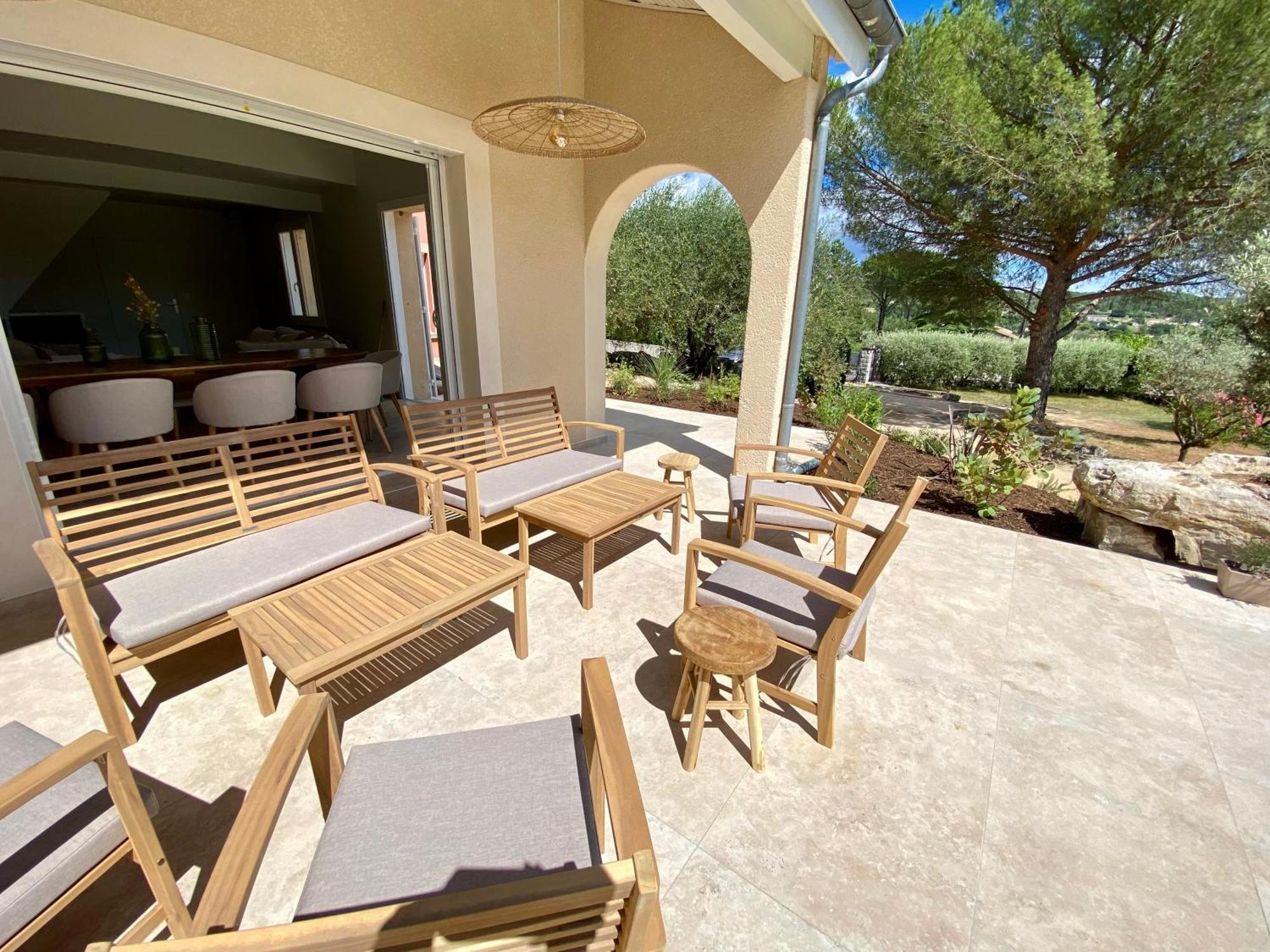 Maison Pour 12P, Piscine A Debordement Chauffee D'Avril A Octobre Inclus Руом Екстериор снимка