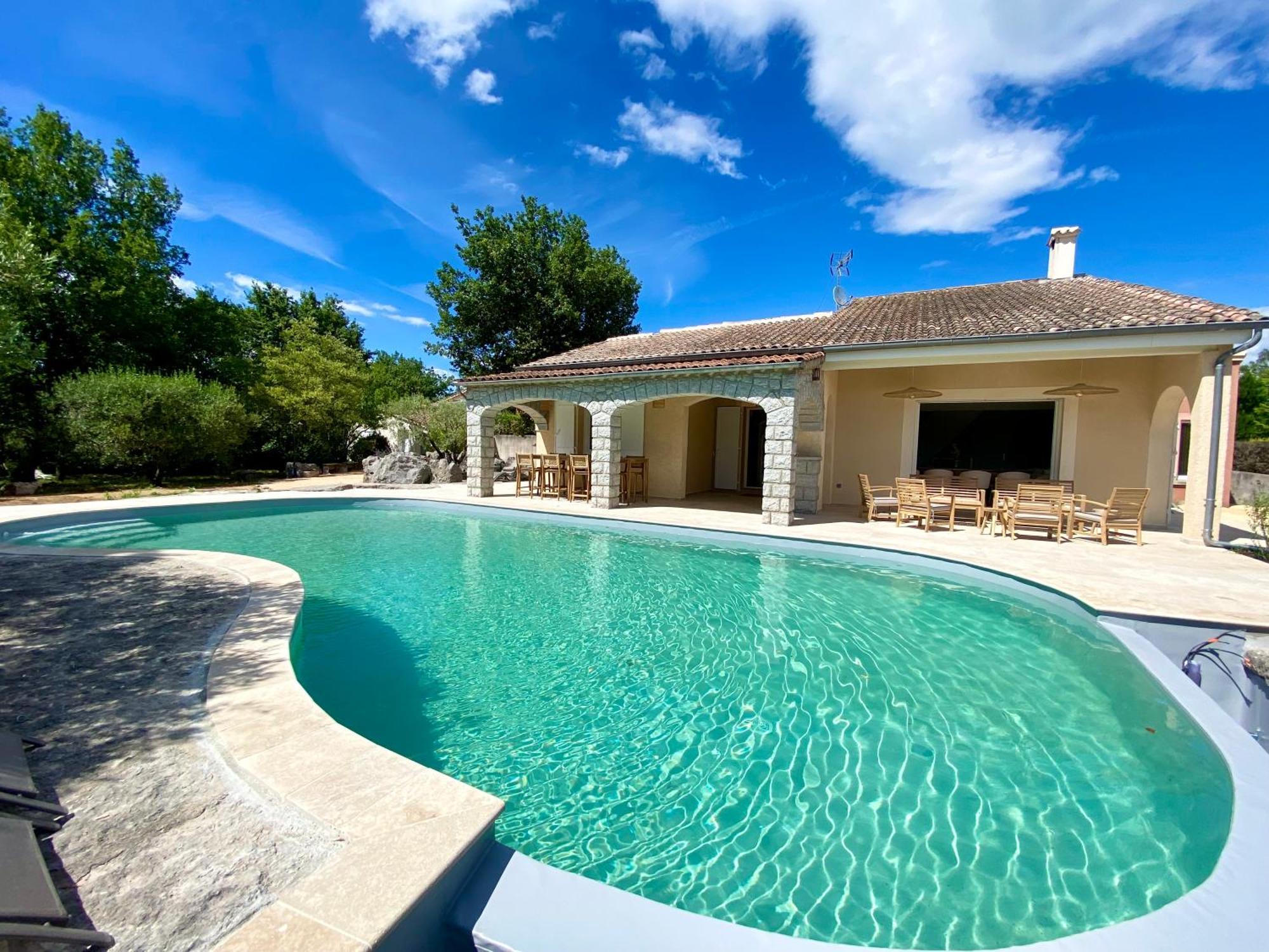 Maison Pour 12P, Piscine A Debordement Chauffee D'Avril A Octobre Inclus Руом Екстериор снимка