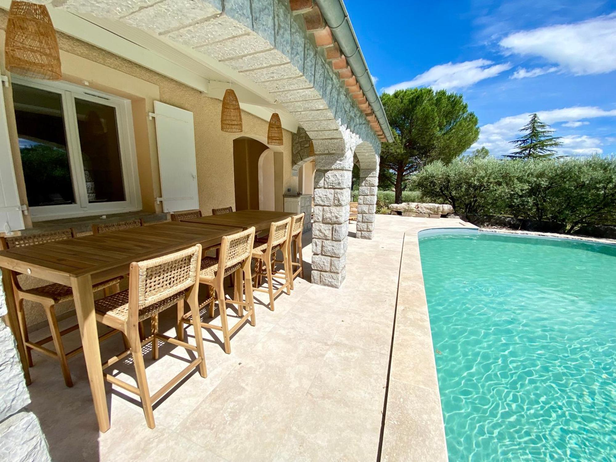 Maison Pour 12P, Piscine A Debordement Chauffee D'Avril A Octobre Inclus Руом Екстериор снимка