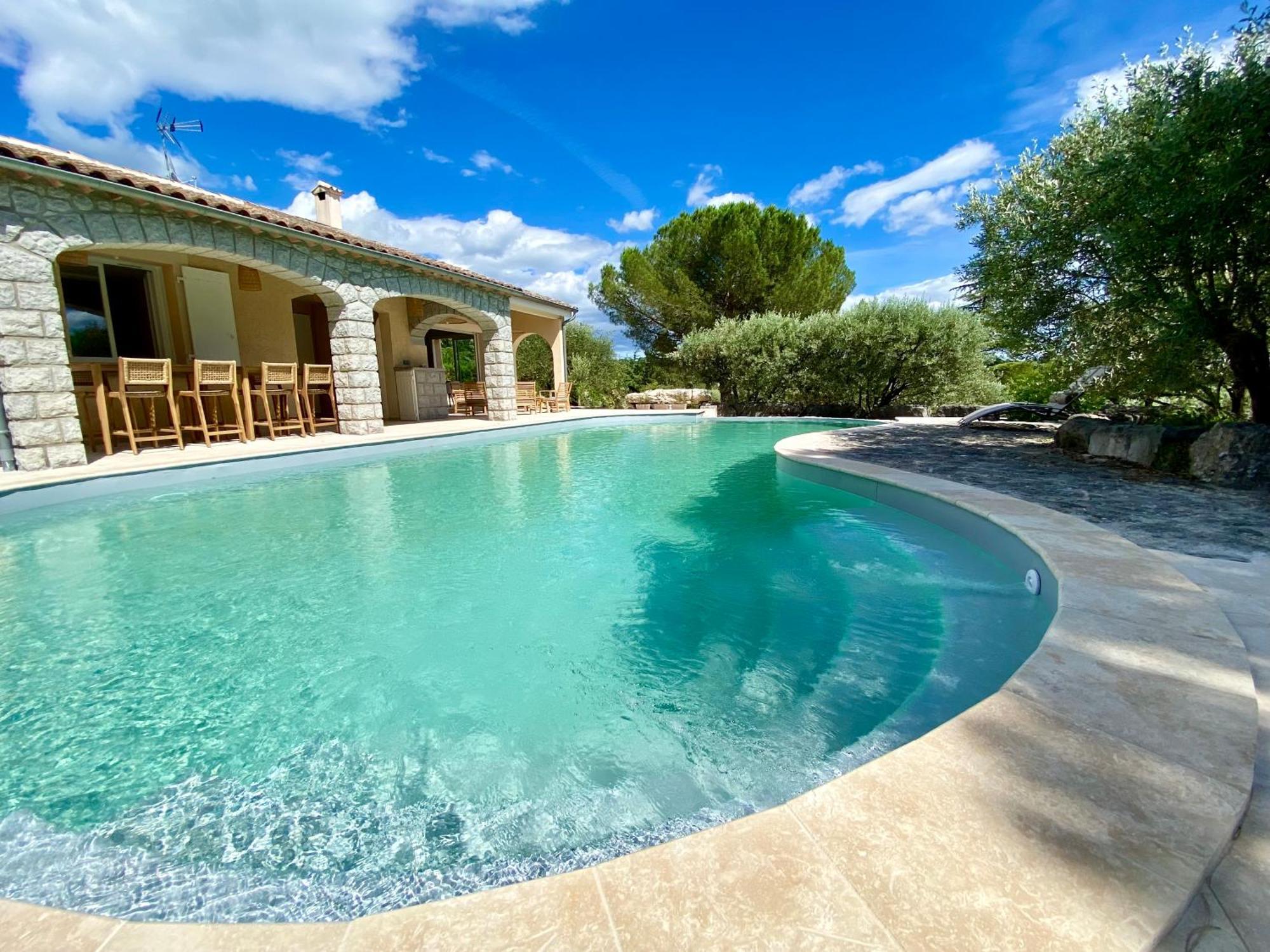 Maison Pour 12P, Piscine A Debordement Chauffee D'Avril A Octobre Inclus Руом Екстериор снимка