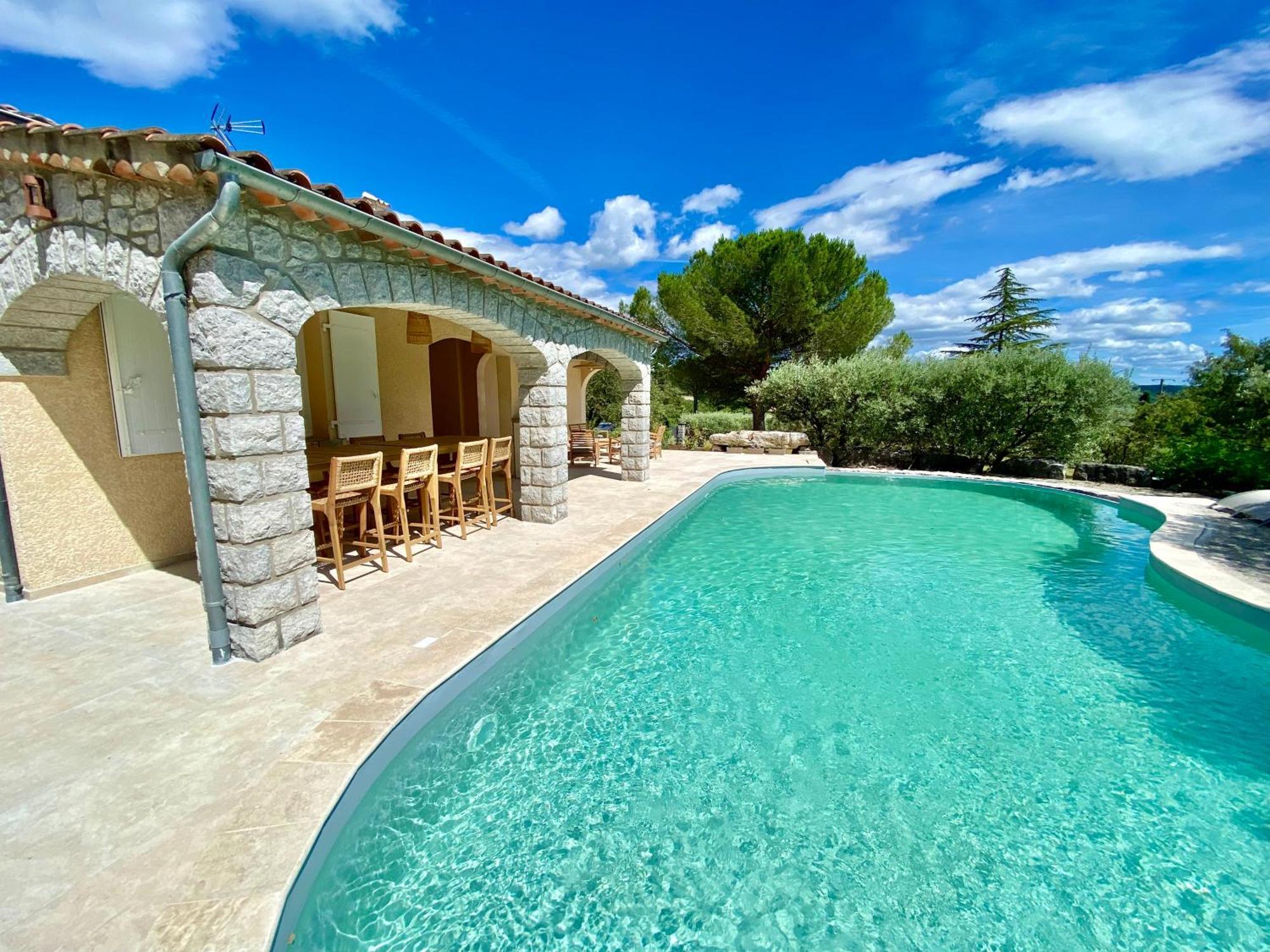 Maison Pour 12P, Piscine A Debordement Chauffee D'Avril A Octobre Inclus Руом Екстериор снимка