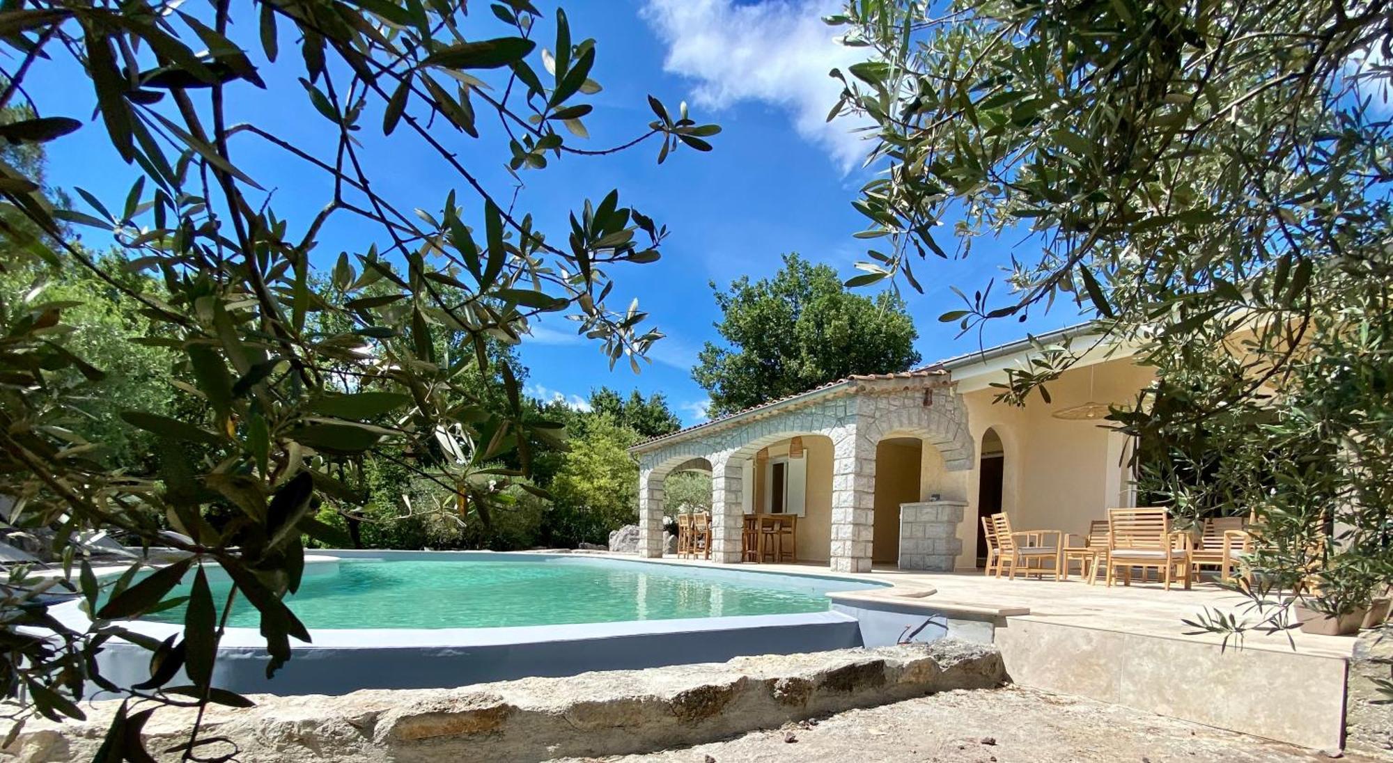Maison Pour 12P, Piscine A Debordement Chauffee D'Avril A Octobre Inclus Руом Екстериор снимка